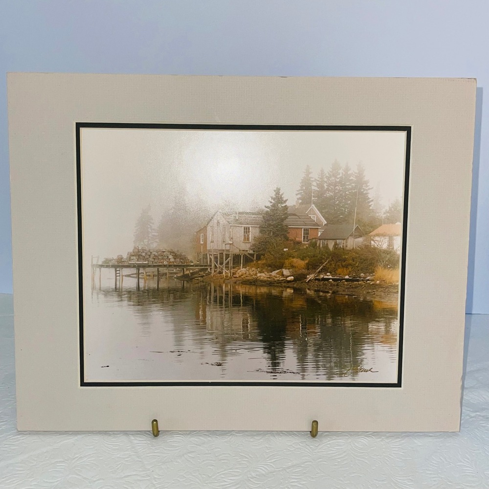 John Gavrilis Bar Harbor Maine Original Signed Photograph Matted 11x14 Art
